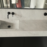 Blat łazienkowy marmur Carrara